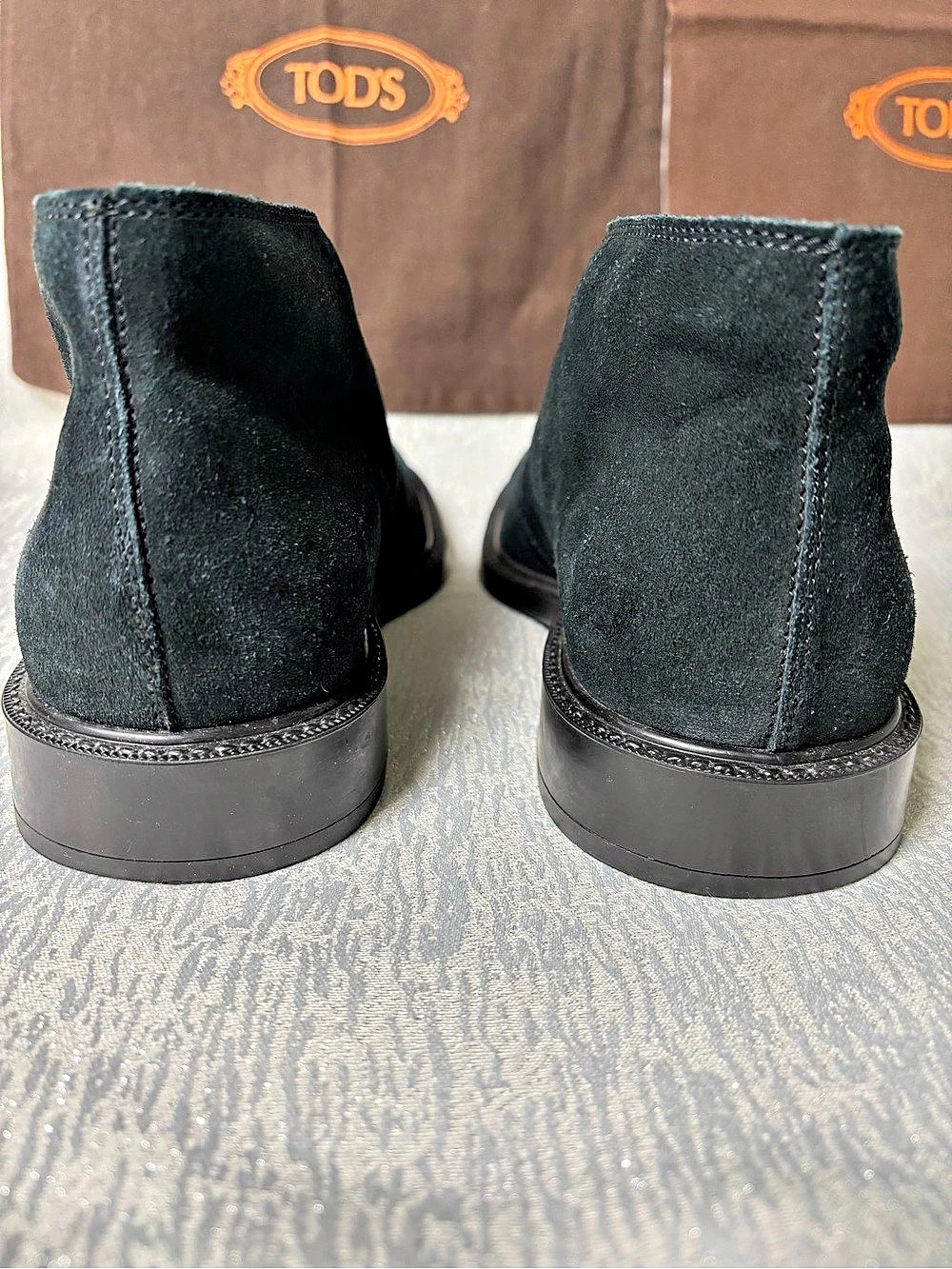 Tod's Men's Dark Green Suede Desert Boots - UK 6 (US 7) - Picture 6 of 10